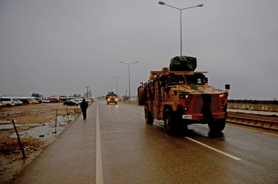 Suriye sınırına askeri sevkiyat