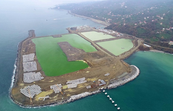 Rize-Artvin Havalimanı'nın yüzde 22'si tamamlandı