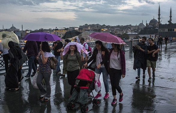 Serin ve yağışlı hava geliyor