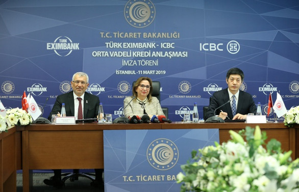 Çinli ICBC'den Eximbank'a 350 milyon dolarlık fon