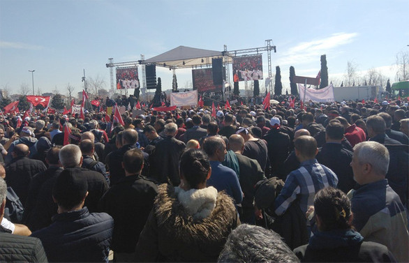 İstanbul'da EYT mitingi