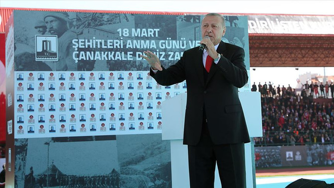 Erdoğan: Çanakkale mücadelesini anlamayana bu ülkenin havası da suyu da helal olmaz