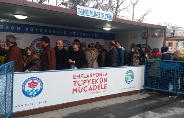 Trabzon'da tanzim satış noktası açıldı