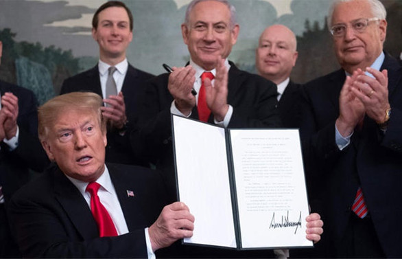 Trump, Golan Tepeleri kararnamesini imzaladı