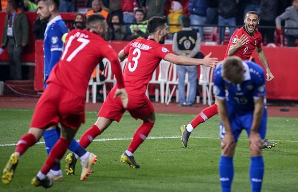 A Milli Futbol Takımı farklı kazandı