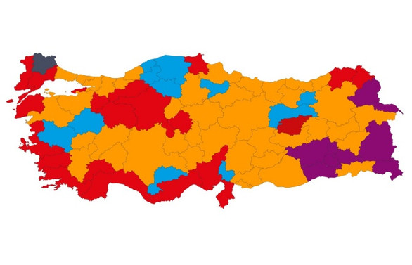 31 Mart Türkiye geneli seçim sonuçları