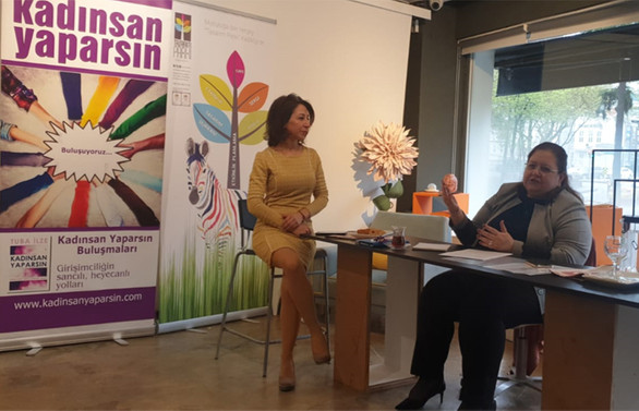 Demirkent, Kadınsan Yaparsın Buluşmaları'nın konuğu oldu