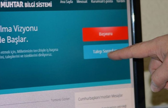 Muhtar Bilgi Sistemi ile 50 bin başvuru çözüme kavuştu