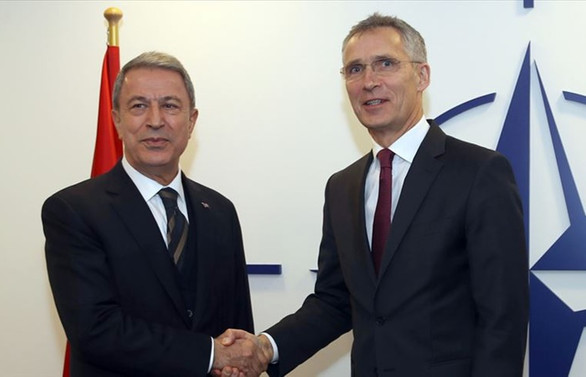 Akar ile NATO Genel Sekreteri Stoltenberg görüştü