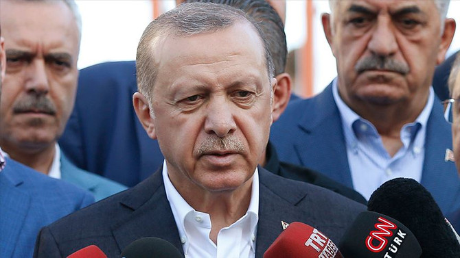 Erdoğan: Geri adım atmak söz konusu değil