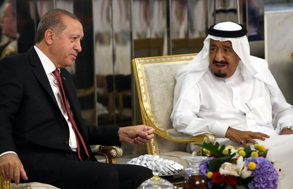 Erdoğan ile Selman görüştü