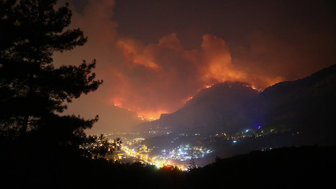 Muğla'daki orman yangını kontrol altında