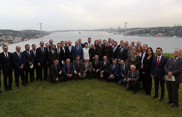 Cumhurbaşkanı Erdoğan genel yayın yönetmenleriyle buluştu