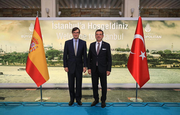 Fransa'nın Ankara Büyükelçisi, İmamoğlu'nu ziyaret etti