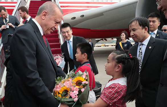 Cumhurbaşkanı Erdoğan Çin'de