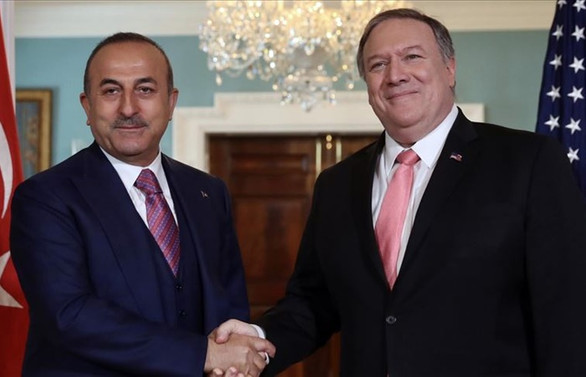 Bakan Çavuşoğlu, Mike Pompeo ile görüştü