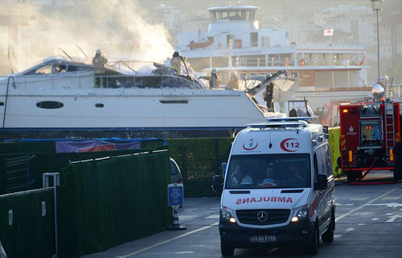 Bakırköy'de ve Pendik'te yatta yangın çıktı