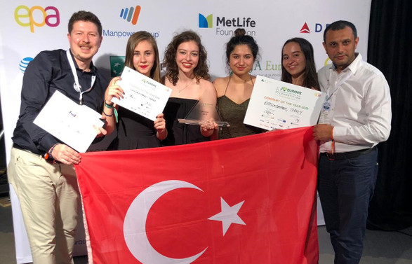 Liseli girişimciler ‘Avrupa Şampiyonu’ oldu
