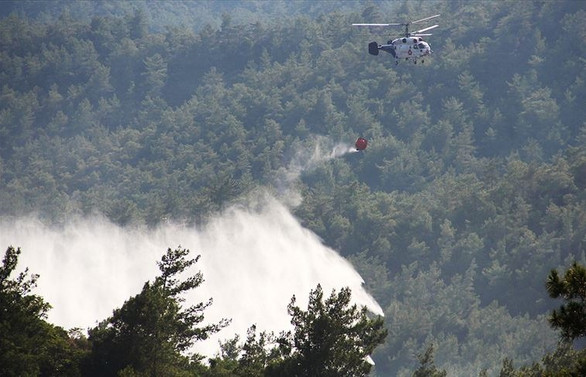 Marmaris'te orman yangını