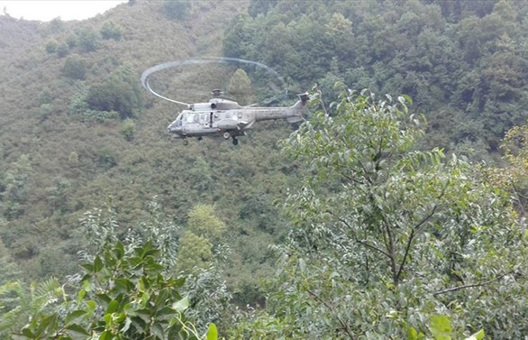 TSK helikopterleri Samsun'da 17 kişiyi kurtardı