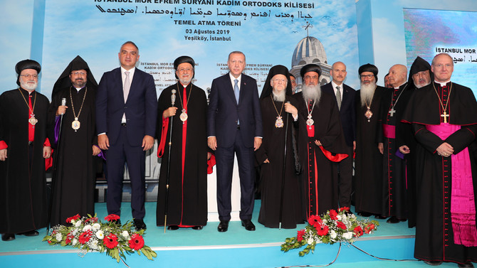 Erdoğan, Süryani Kilisesi'nin temelini attı