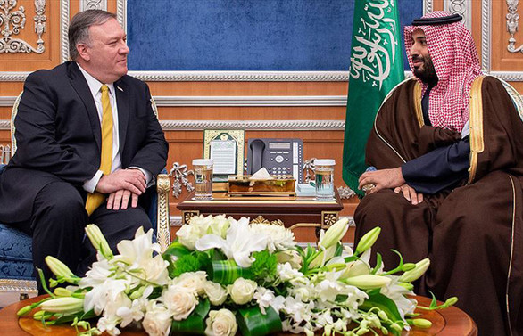 Pompeo, Suudi Veliaht Prens ile İran'ı görüştü