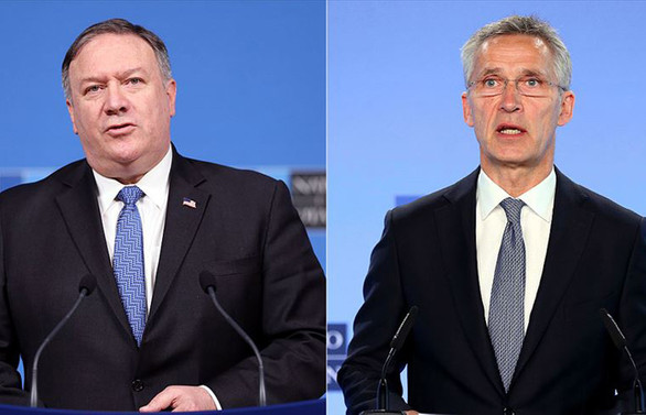 Pompeo ile Stoltenberg bir araya geldi