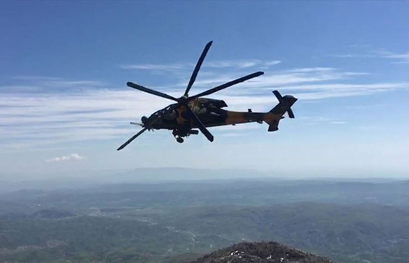 'Güvenli Bölge' kapsamında üçüncü ortak helikopter uçuşu
