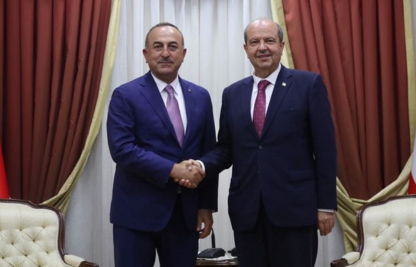 Çavuşoğlu, KKTC Başbakanı Tatar ile görüştü