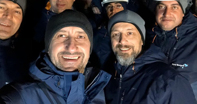 Türk Telekom çalışanları yeni yıla birlikte girdi