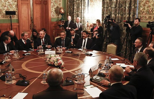 Türk ve Rus heyetlerin Libya'da kalıcı ateşkes için Moskova'daki görüşmesi başladı