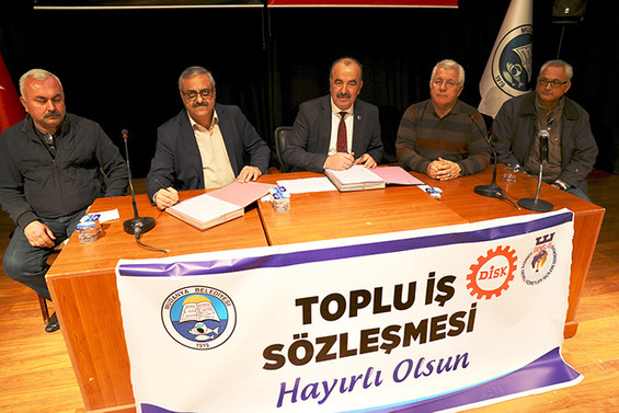 Mudanya Belediyesi’nde sözleşme sevinci