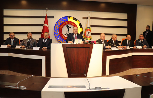 Afyonkarahisar Ticaret ve Sanayi Odası Bakan Varank’ı ağırladı