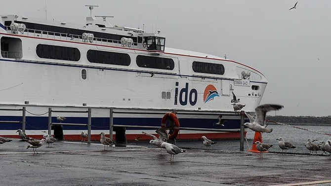 İDO ve Şehir Hatları'nın bazı seferleri yapılamıyor