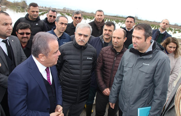 Antalya'da seralarda hasar tespit çalışmalarına başlandı
