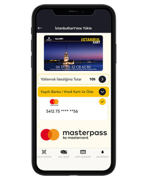Masterpass ile İstanbulkart yükleme imkanı