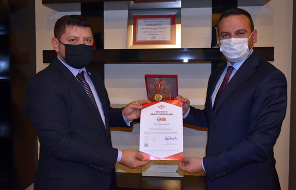 Sanko, Akasya ve Akbatı COVID-19 sağlık belgesi aldı