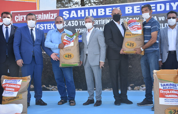 Gaziantepli çiftçilere tohum desteği