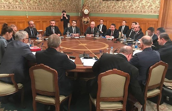 Türk heyeti Moskova'da Rus heyetiyle İdlib'i görüştü