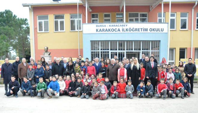 BEV, köy okulunu yeniledi