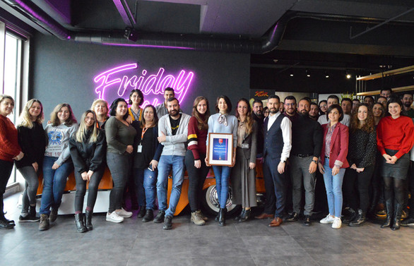 PEAKUP’a Great Place to Work Sertifikası verildi