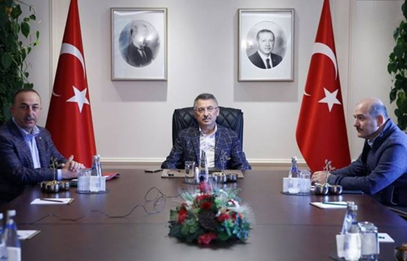 Çankaya Köşkü'nde koronavirüs toplantısı