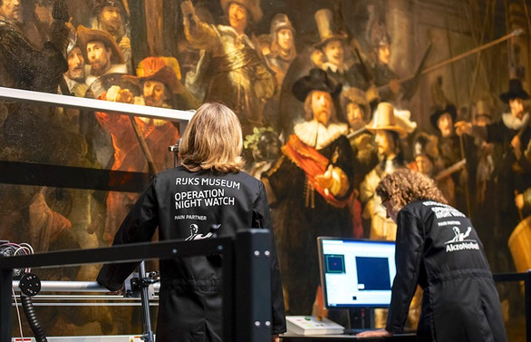 Rembrandt’ın ünlü tablosu “Gece Devriyesi” restore ediliyor