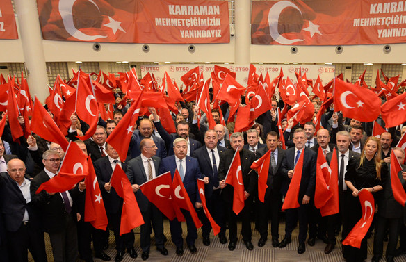 Bursa iş dünyasından Bahar Kalkanı Harekatı'na destek