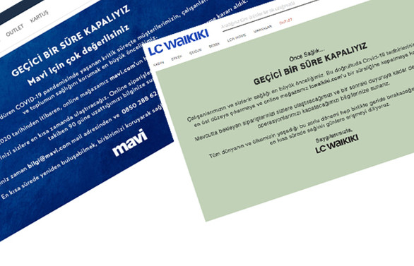 LCW ve Mavi Jeans, online mağazaları da kapattı