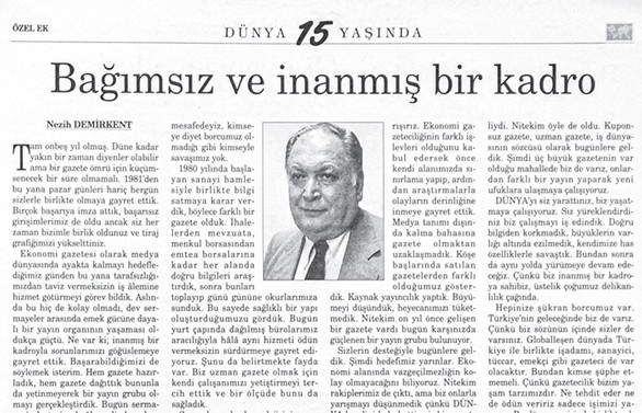 Bağımsız ve inanmış bir kadro