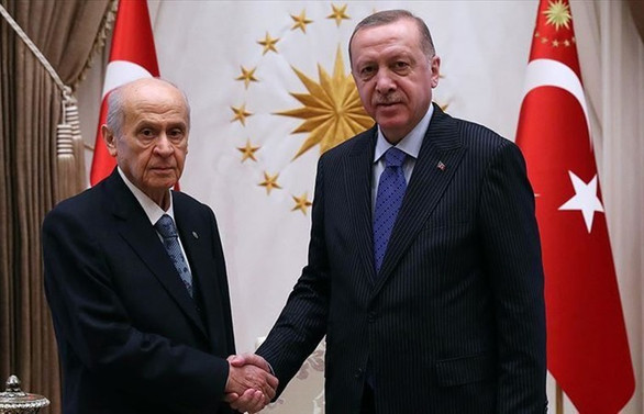 Cumhurbaşkanı Erdoğan ile MHP Genel Başkanı Bahçeli telefonda görüştü