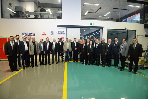 BOSBİR üyeleri Bursa Model Fabrika’yı ziyaret etti