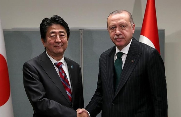 Cumhurbaşkanı Erdoğan, Japonya Başbakanı Abe ile görüştü