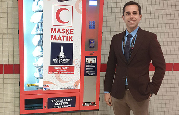 Elektral, İzmir metrosuna maskematik üretti